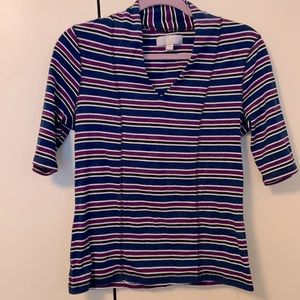 Carolyn Taylor stripped shirt.